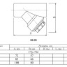 Фильтр сетчатый VALTEC VTp.786 DN 20 PN 25 внутреннее полипропиленовый 2