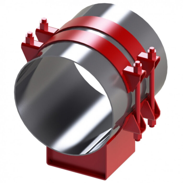 Опора Дн 1220 ТС-671.00.00-24 серии 5.903-13 выпуск 7-95 неподвижная бугельная