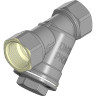 Фильтр сетчатый латунный Aquasfera 4011 DN 40 PN 20 резьба - 1 1/2'', косой 150°, резьбовой ВР-ВР, 4011-05 2