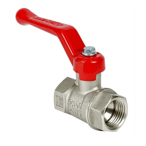 Кран шаровый VALFEX VF.214 ВР 3/4" Ду 20 Ру 40 STANDART N/P никелированный латунный