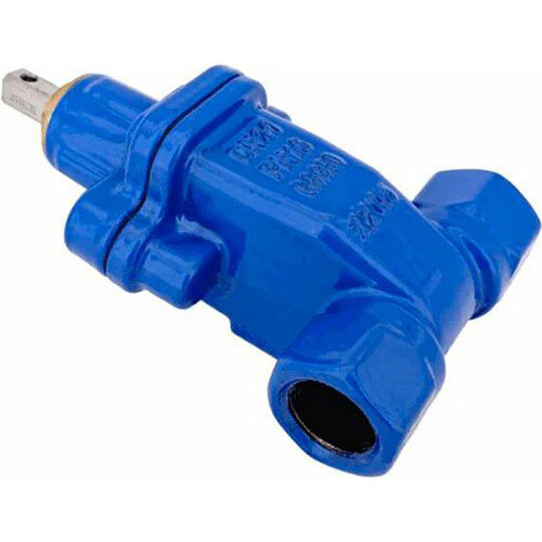 Задвижка ответвительная Benarmo 1030W DN 40 PN 16 1 1/2" ВР под Т-ключ клина с невыдвижным шпинделем, уплотнение - NBR