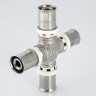 Крестовина VALTEC VTm.241 DN 20x16x20x16 PN 10 латунная никелированная 4