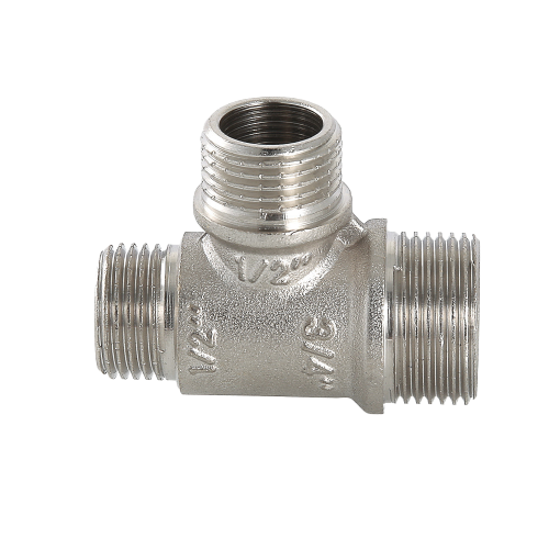 Латунный тройник VALTEC 3/4" х 1/2" х 1/2" переходной с наружной резьбой VTr.131.RN.050404