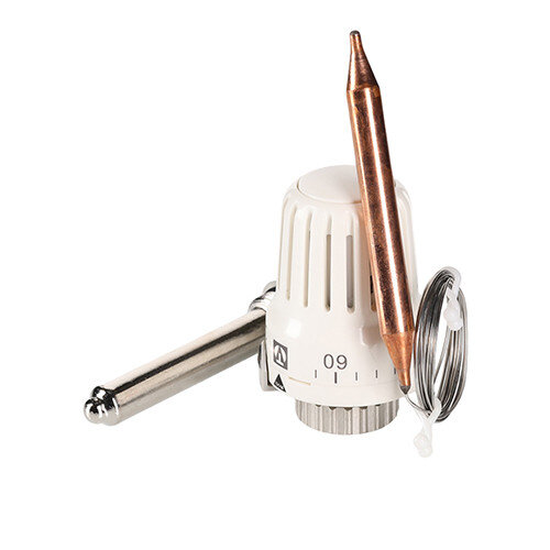 Головка термостатическая VALTEC VT.3011.0.0 М30х1,5 с выносным погружным датчиком температуры