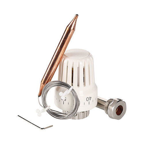 Головка термостатическая VALTEC VT.3011.0.0 М30х1,5 с выносным погружным датчиком температуры