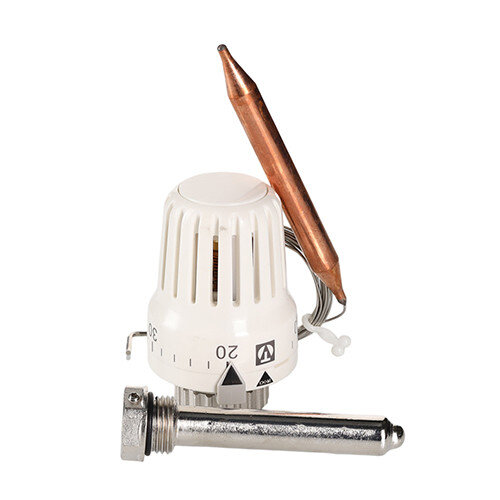 Головка термостатическая VALTEC VT.3011.0.0 М30х1,5 с выносным погружным датчиком температуры