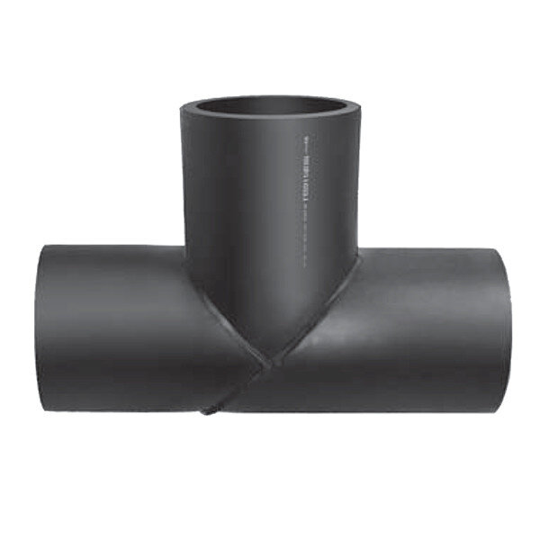 Тройник 90 мм SDR13,6 90° ПЭ100 равнопроходный сварной сегментный ПНД