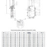 Задвижка Kvant KV02 DN 250 PN 10 шиберная межфланцевая со штурвалом 3