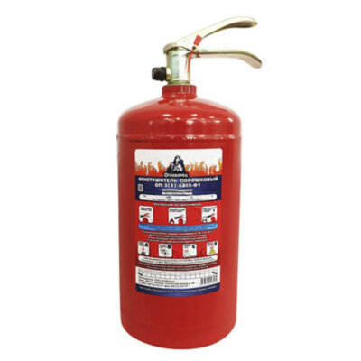 Огнетушитель порошковый Огнеборец ОП-3(з)-АВСЕ, ЗПУ-алюминий