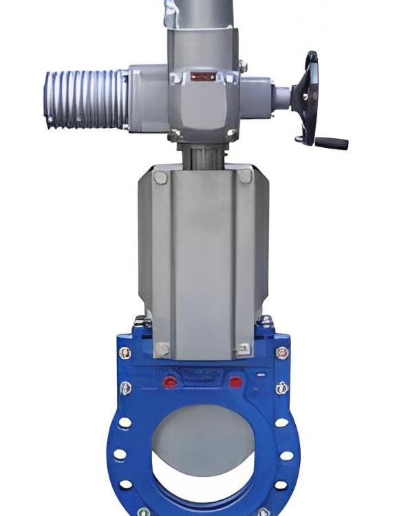 Задвижка шиберная ножевая VAG ZETA DN 500 PN 10 с электроприводом AUMA SA10.2 1