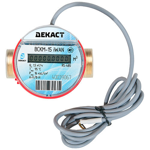 Электронный счетчик Декаст ВСКМ-15 iWAN RS (80 мм, без кмч) холодной и горячей воды