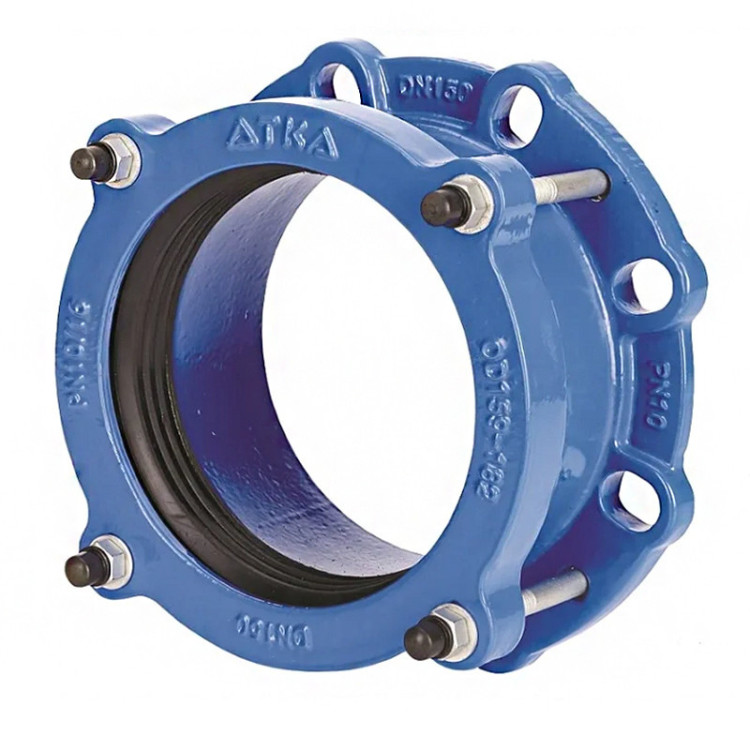 Муфта ПФРК DN 225 (242-267 мм) PN 10/16 соединительная для чугунных и стальных труб 1