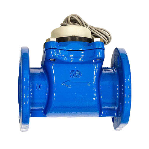 Счетчик для холодной воды Тепловодомер ВСХНд-50 турбинный фланцевый с импульсным выходом