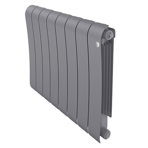 Радиатор биметаллический Royal Thermo Infinity 500 (8 cекций) Silver Satin 1