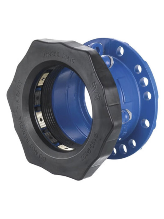 Фланцевый адаптер AVK 633/00 SUPA MAXI DN 150/132-159 PN 16 универсальный фиксирующего типа для всех видов труб