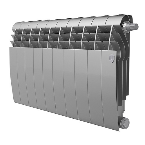 Радиатор биметаллический Royal Thermo BiLiner 350 V (10 секций) Silver Satin 1